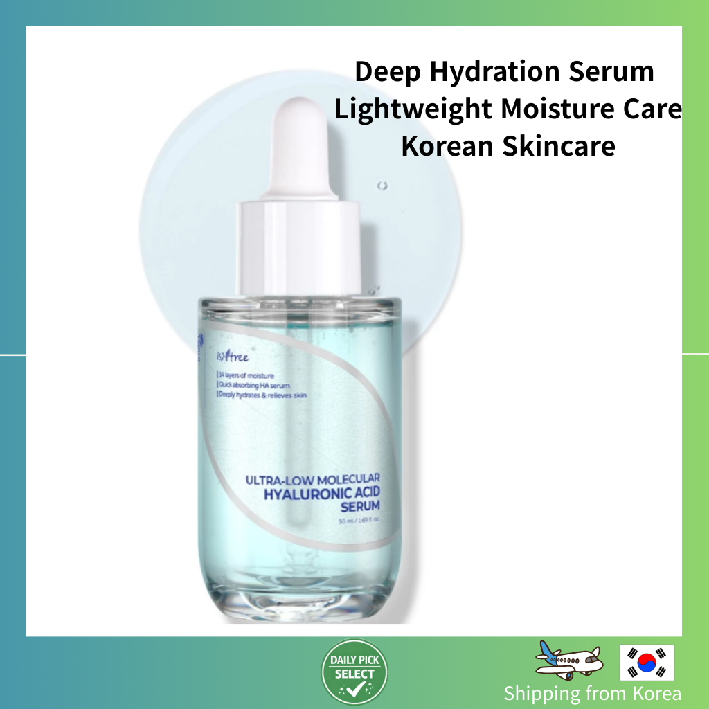 [ISNTREE] Serum Axit Hyaluronic Phân Tử Siêu Thấp 50ml | Serum dưỡng ẩm Hàn Quốc