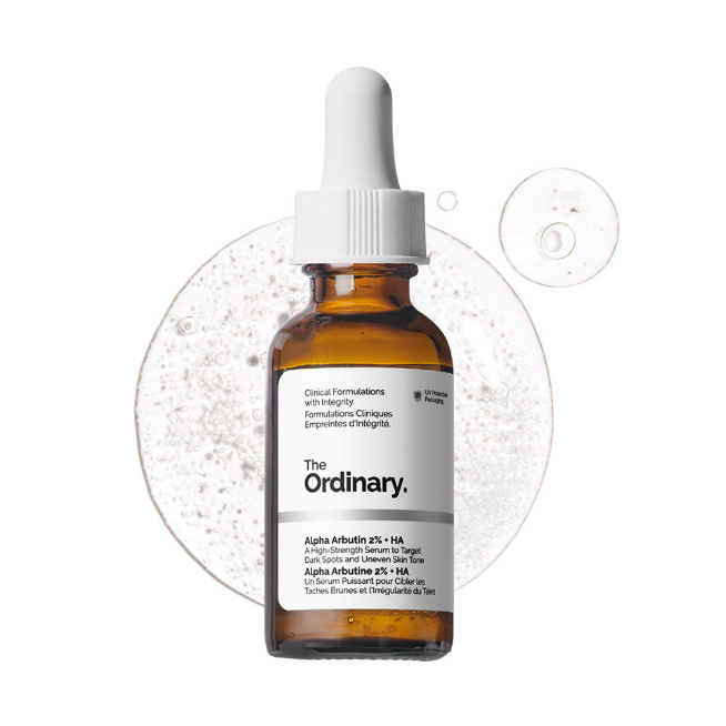 The Ordinary Alpha Arbutin 2% + HA Serum 30ml | Serum làm sáng da | Serum dưỡng ẩm Dark Spot Care