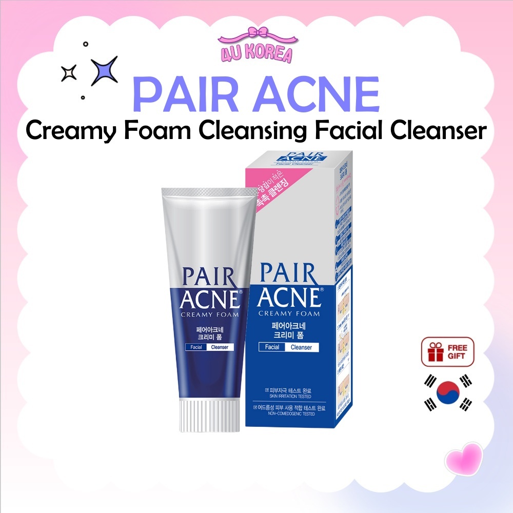 Sữa rửa mặt làm sạch bọt kem PAIR ACNE 80g / K-BEAUTY
