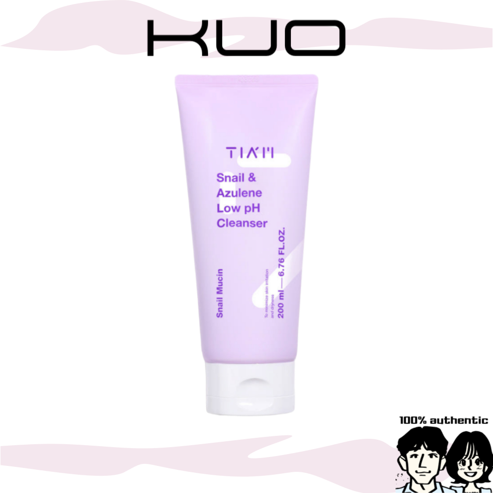 [TIAM] Sữa rửa mặt có độ pH thấp Snail & Azulene 200ml