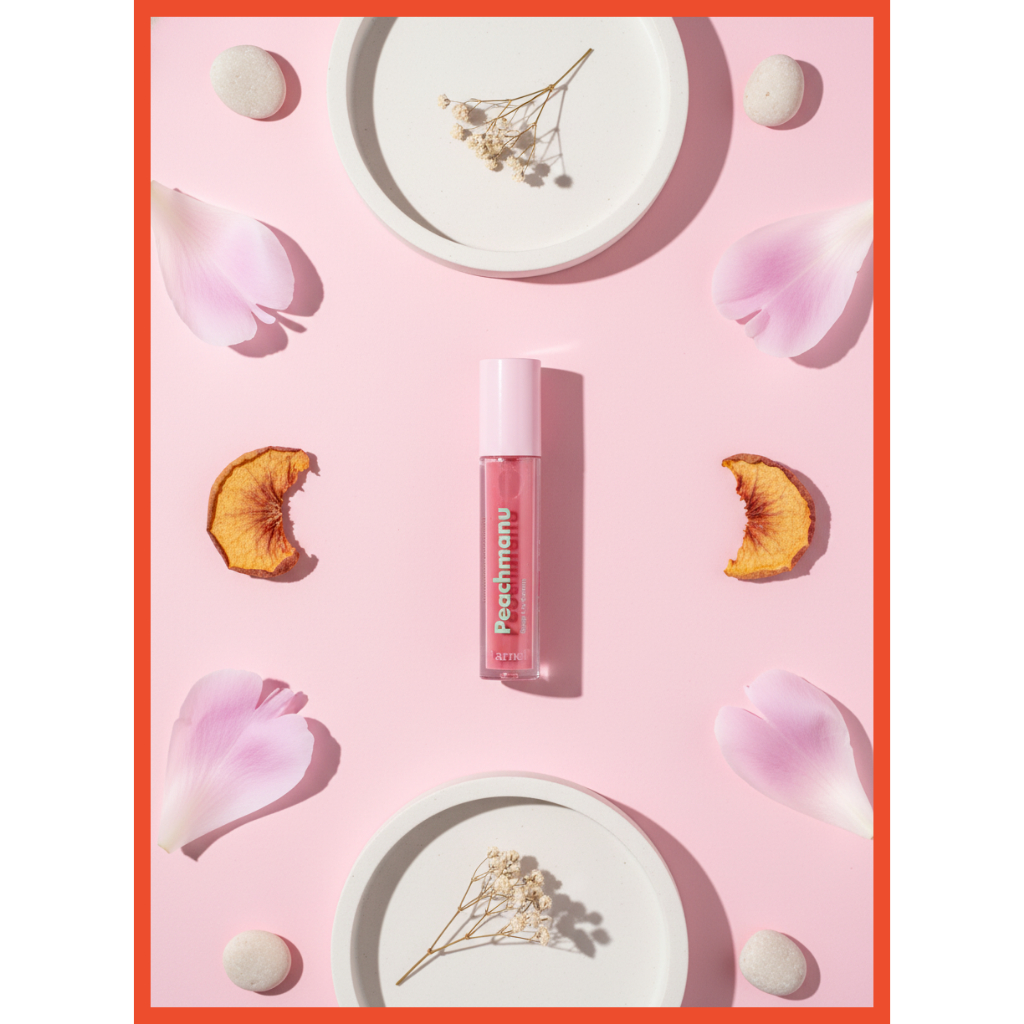 [FARNEL] Peach Manu Glow Lip Serum 01 Pure Peach, Hydrating Glossy Lip Serum