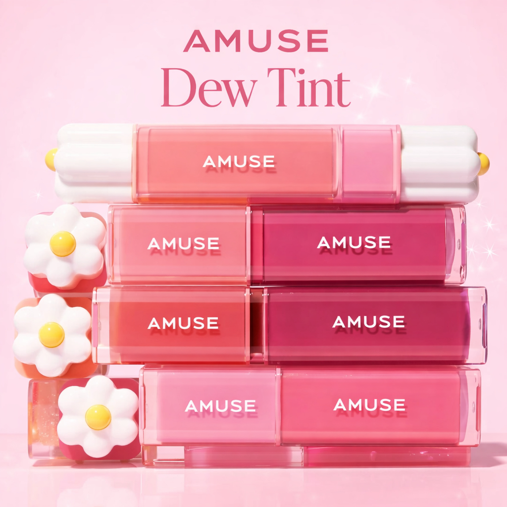 [AMUSE] Dew Tint Son Tint Hàn Quốc – Son sương bóng tự nhiên
