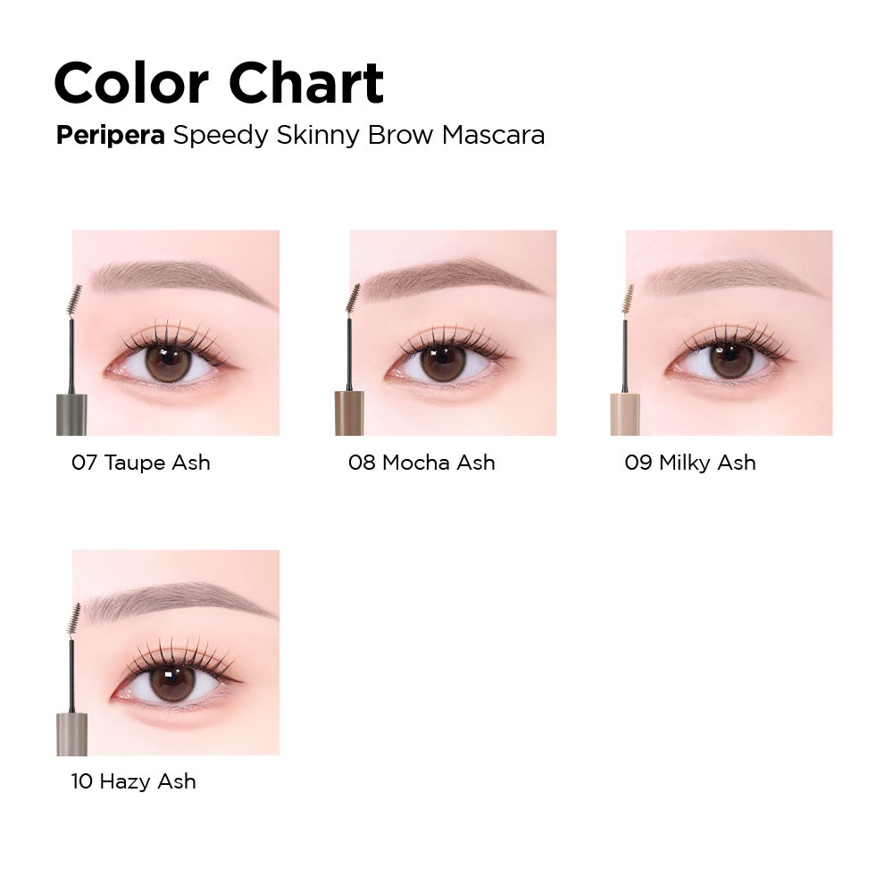 [PERIPERA - MÀU MỚI] Browcara Skinny Speedy 3g | Mascara Brow | BigBuy360 - bigbuy360.vn