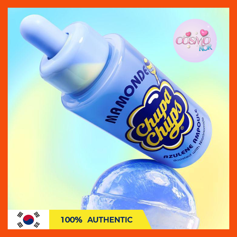 [Mamonde/Chupa Chups Collab] Calming Shot Azulene Ampoule with Niacinamide & Blue Chamomile Azulene 