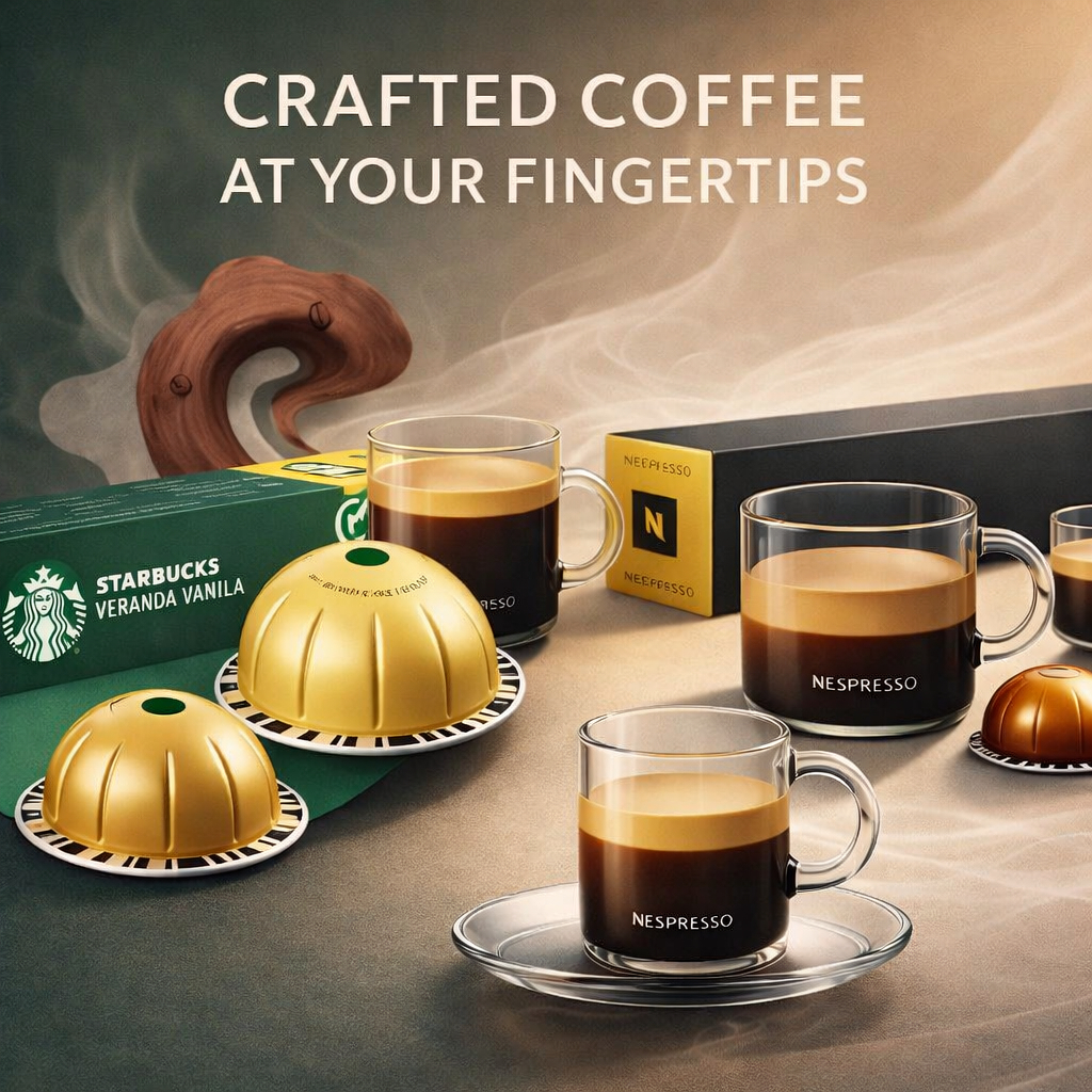 Viên nang cà phê Starbucks Nespresso Vertuo (10 gói)