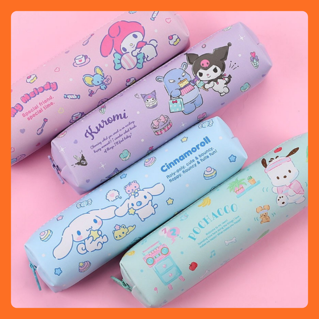 Hộp đựng bút chì cơ bản Sanrio / My Melody · Kuromi · Cinnamoroll · Túi đựng bút chì có dây kéo Poch