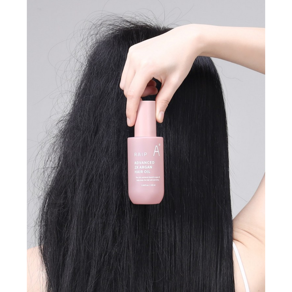 [RAIPP] Tinh chất dầu tóc Argan 2X cao cấp 100ml | Vitamin C & E Synergy | Độ ẩm và độ đàn hồi sâu |