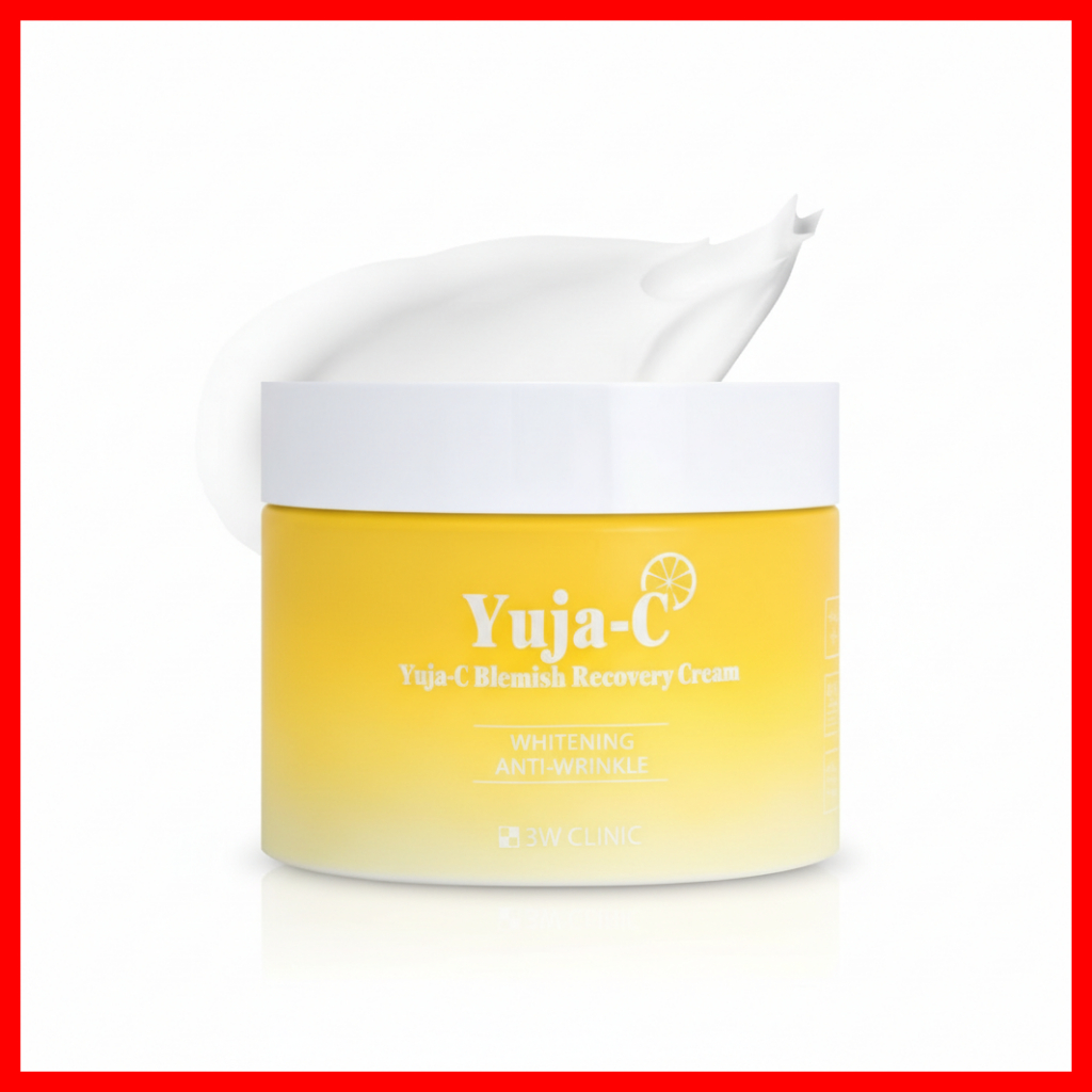 3W CLINIC Kem dưỡng ẩm Yuja Clinic 3W 110g, Chăm sóc da dưỡng ẩm