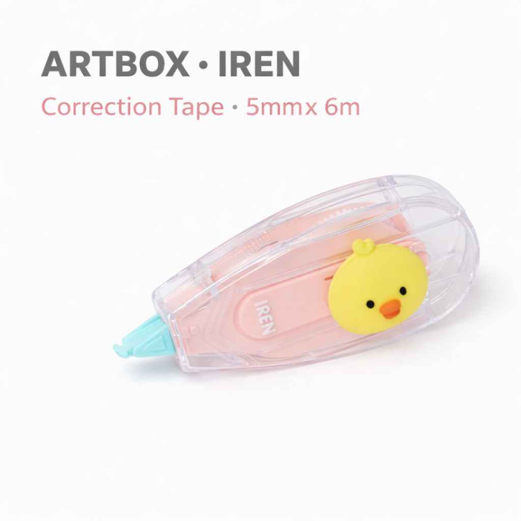 [ARTBOX] Bút sửa lỗi IREN gà con silicone · 5mm × 6m