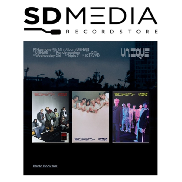 P1Harmony 9th Mini Album - ﻿UNIQUE (﻿Photobook Ver.)