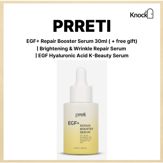 [PRRETI] EGF + Repair Booster Serum 30ml (+ quà tặng miễn phí) | Serum phục hồi nếp nhăn & làm sáng 