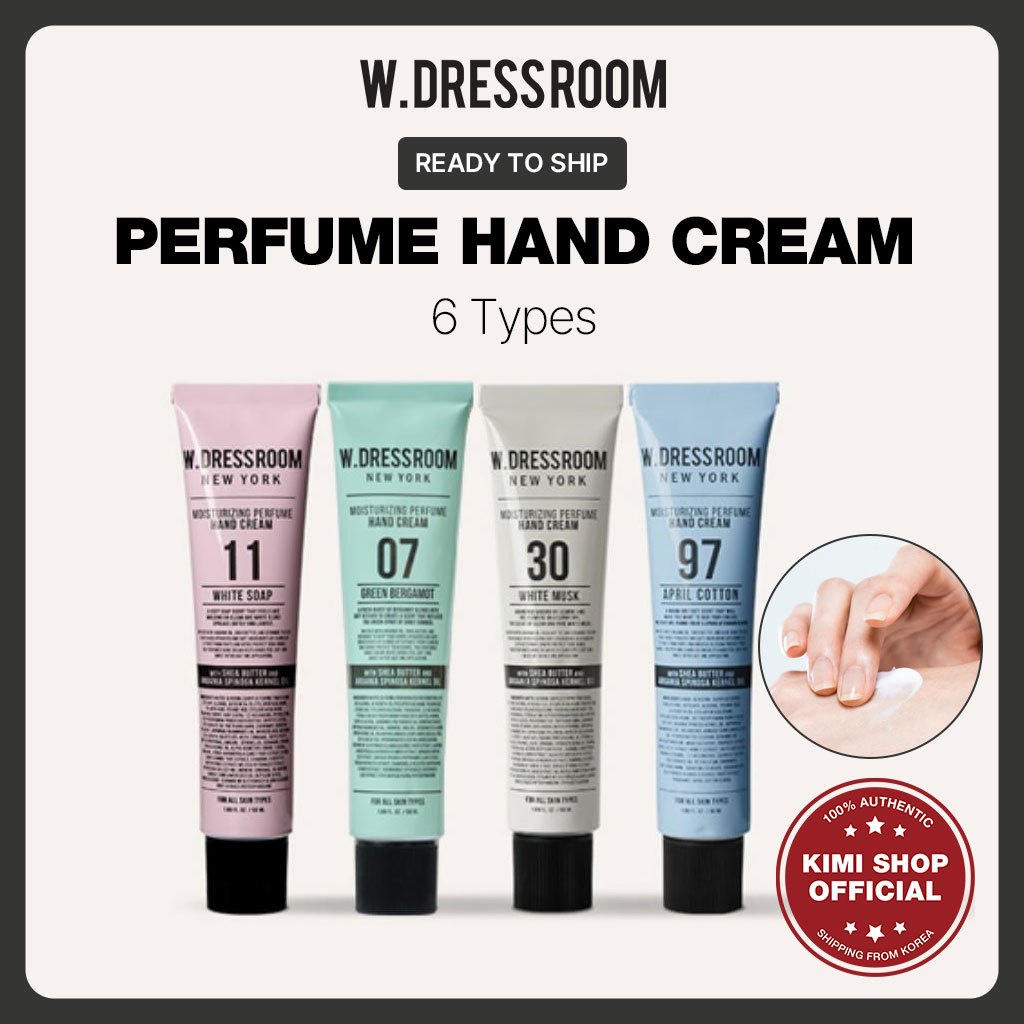 [W.Dressroom] Kem Dưỡng Tay 50ml Dưỡng Ẩm Hand Cream 8Mùi W Dressroom
