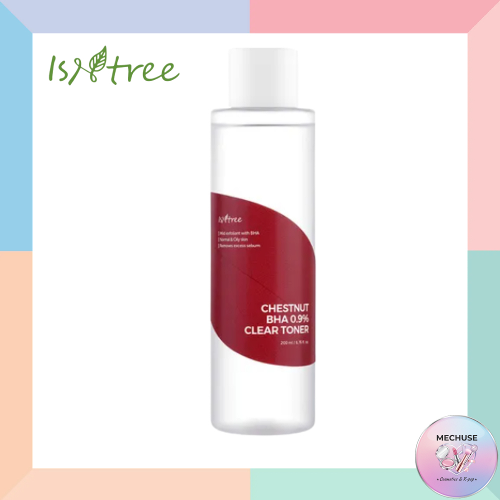 ISNTREE [Istree] Chestnut BHA 0.9% Clear Toner 200ml - Chất tẩy tế bào chết dạng lỏng & Chăm sóc lỗ 