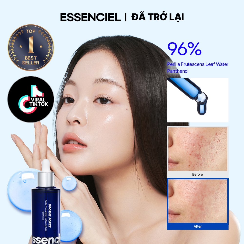 [ESSENCIEL OFFICIAL | COMEBACK ƯU ĐÃI ĐẶC BIỆT] Essenciel Soothe Forte Serum 50ml – Lá Tía Tô Làm Dị
