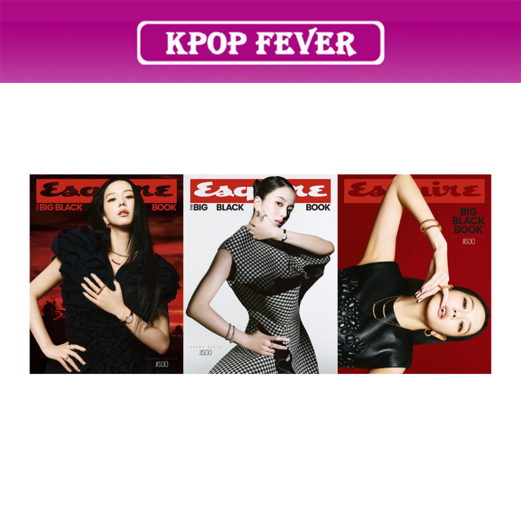 BLACKPINK JISOO ESQUIRE MAGAZINE 2026 THE BIG BLACK BOOK