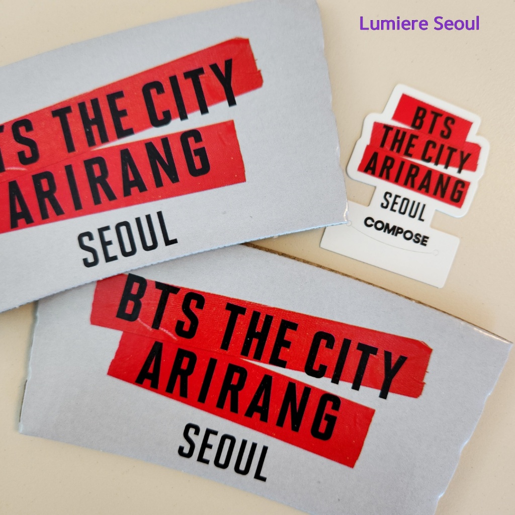 BTS THE CITY ARIANG SEOUL × Soạn hàng sự kiện cà phê