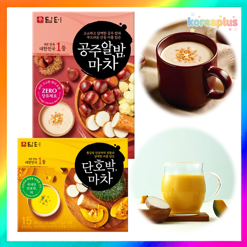 [Damtuh] Que trà Sweet Yam Hàn Quốc (Hạt dẻ / Bí ngô ngọt) Que Latte ngọt ngào Hàn Quốc