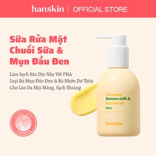 [Hanskin Official] Sữa chuối làm sạch & mụn đầu đen Hanskin [PHA],200ml