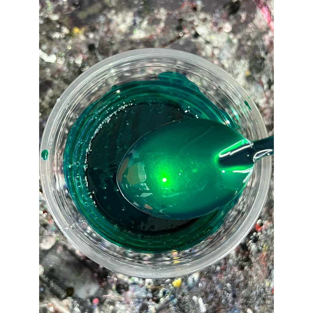 Xanh Candy Heniken - Hệ 2K (cần đó chất đóng rắn) - Lót nền Bạc