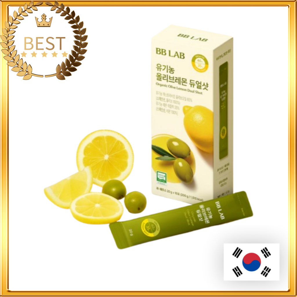 [BBLAB] Olive Lemon Dual Shot (20g × 10p) / Dầu ô liu nguyên chất (8g × 10p)