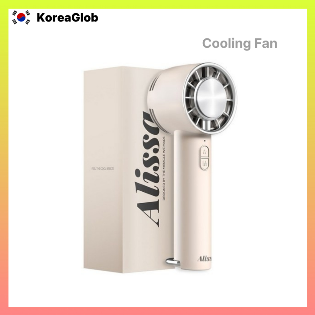Quạt làm mát di động ALISA / Quạt cầm tay có thể sạc lại / Quạt Mini BLDC có tấm làm mát