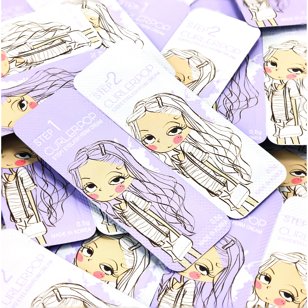 Kem nâng lông mi hàn quốc Hệ thống Cysteamine Nâng Perm và Cán lông mày 2 bộ / 5 bộ