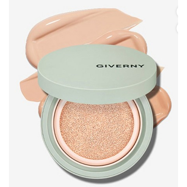 GIVERNY Milchak Cover Cushion 1 Miếng Đệm Hàn Quốc Độ Phủ Cao Lâu Dài Da Phù Hợp Với Đế Trang Điểm H