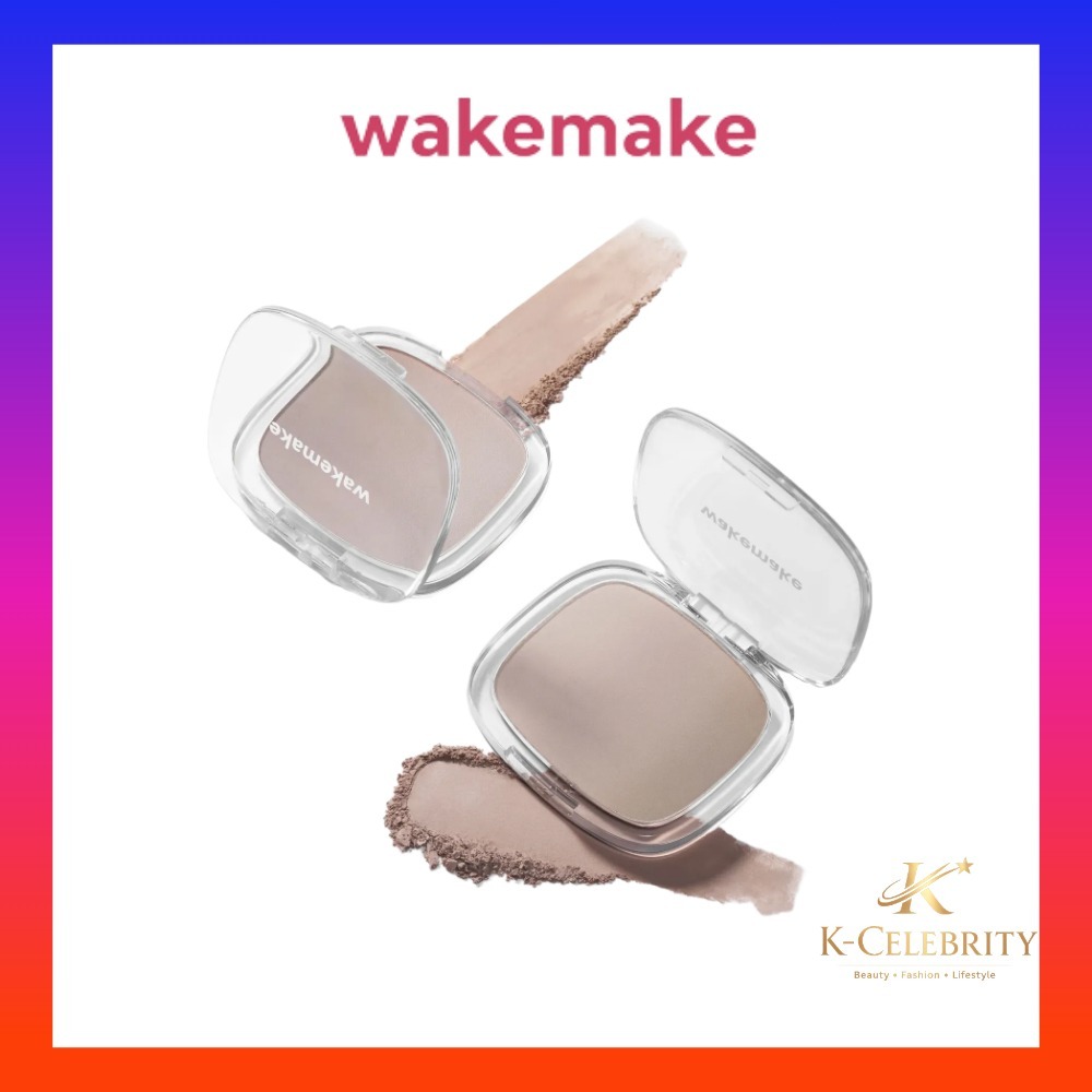 WAKEMAKE Mix Blurrring Volume Shading 01 Neutral Warm Matte Contour Powder Trang điểm Hàn Quốc