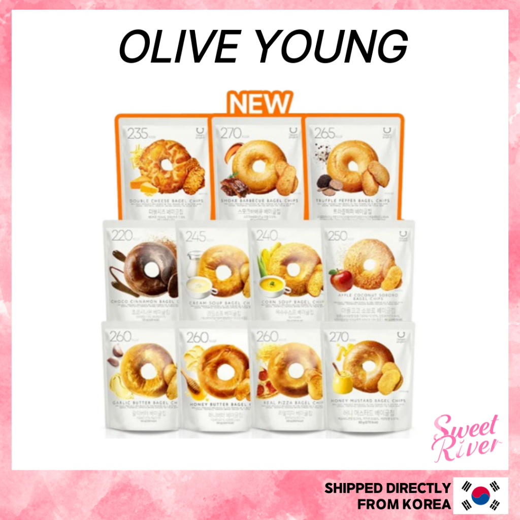 [OLIVE YOUNG] Delight Project Bagel Chips 11 vị