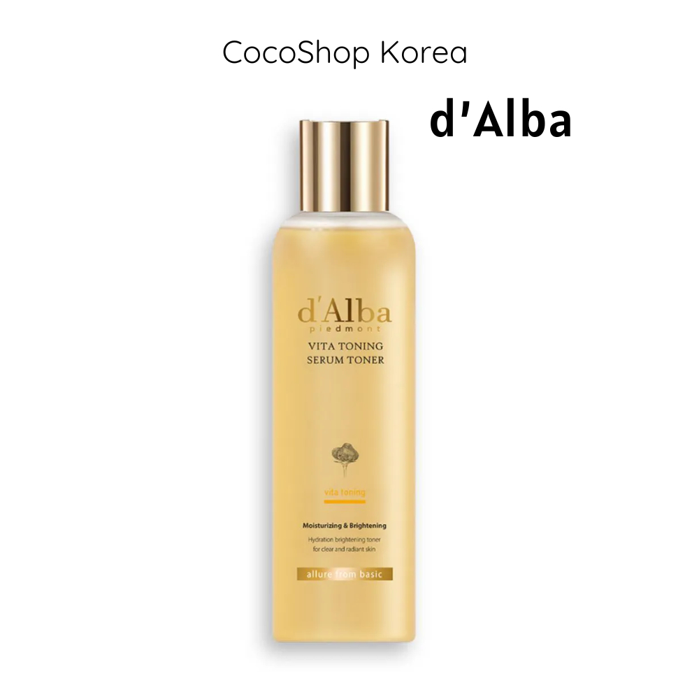[d ’ Alba] Vita Toning Serum Toner 180ml của CocoShop