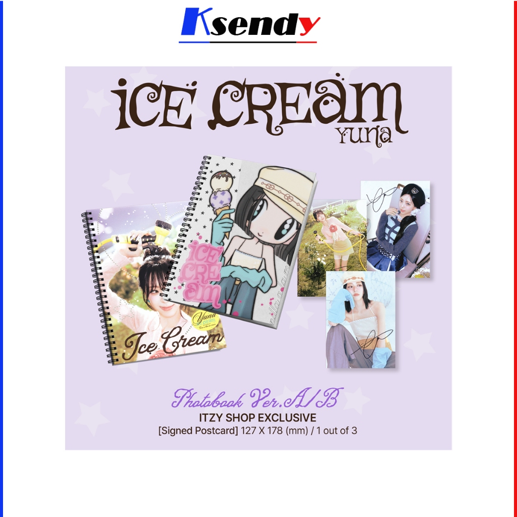 YUNA ( ITZY ) Album [ Ice Cream ] Photobook Ver.