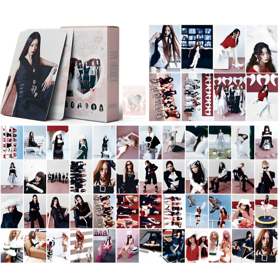 Lời chào mùa giải IVE 2026 – IVE SECRET “XOXZ: Be Alright ” Bộ Photocard (55 chiếc)