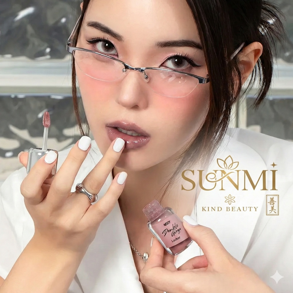 [Trực tiếp từ Hàn Quốc] Sơn mài đôi MERGE 8 màu