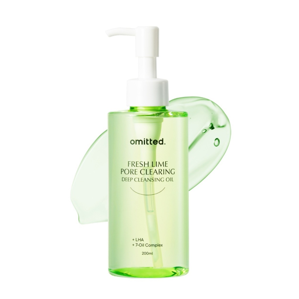 Dầu rửa mặt lỗ chân lông sâu OMITTED LHA 200ml – Loại bỏ mụn đầu đen, bã nhờn & kết cấu không đều (9