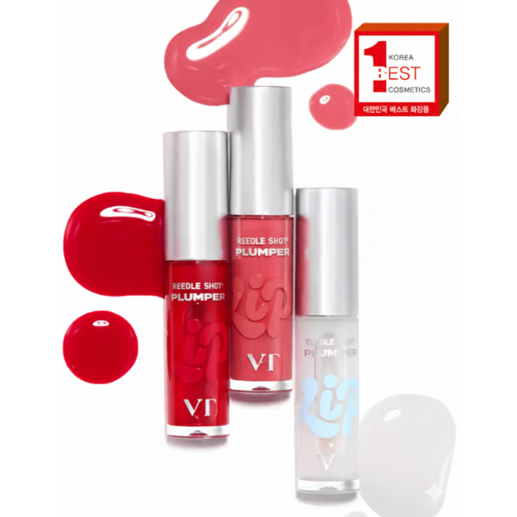 VT Cica Needle Shot Moist Lip Glow 4ml | Natural Shine & Daily Lip Care (3 màu)