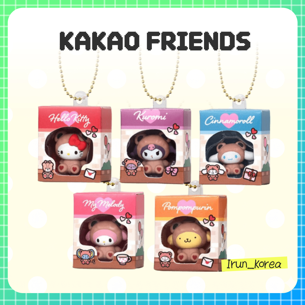 [SANRIO] Bộ sưu tập gói thu nhỏ Bandai Sanrio Móc khóa Gacha