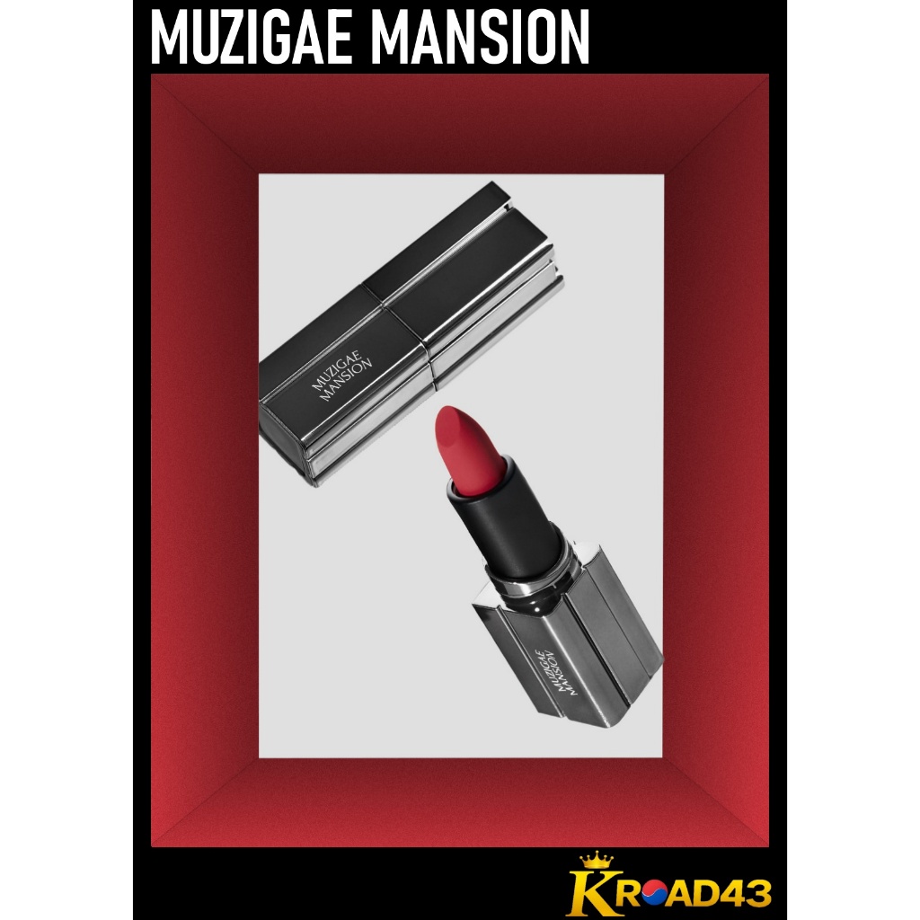 【MUZIGAE MANSION】MOODWEAR BLUR LIPSTICK 4G (8MÀU) / Mỹ phẩm Hàn Quốc / Chính hãng 100% / Giao từ Hàn