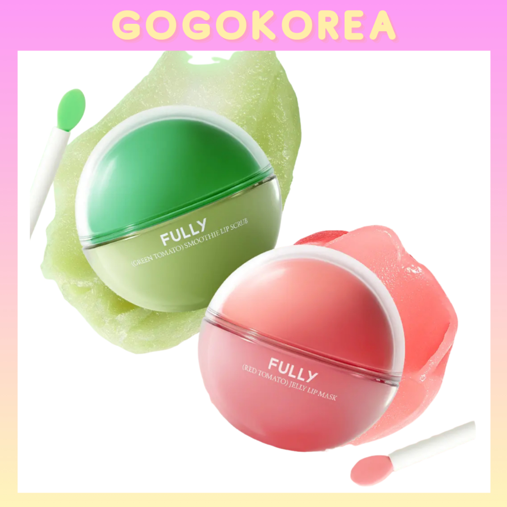 FULLY Mặt nạ môi Red Tomato 12g / Tẩy da chết môi Green Tomato 12g