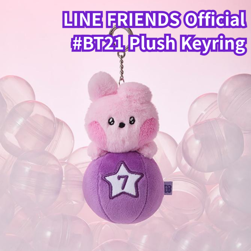 BT21 Minini Lucky Gacha Sang Trọng Móc Khóa Túi Charm Mềm Búp Bê Móc Khóa