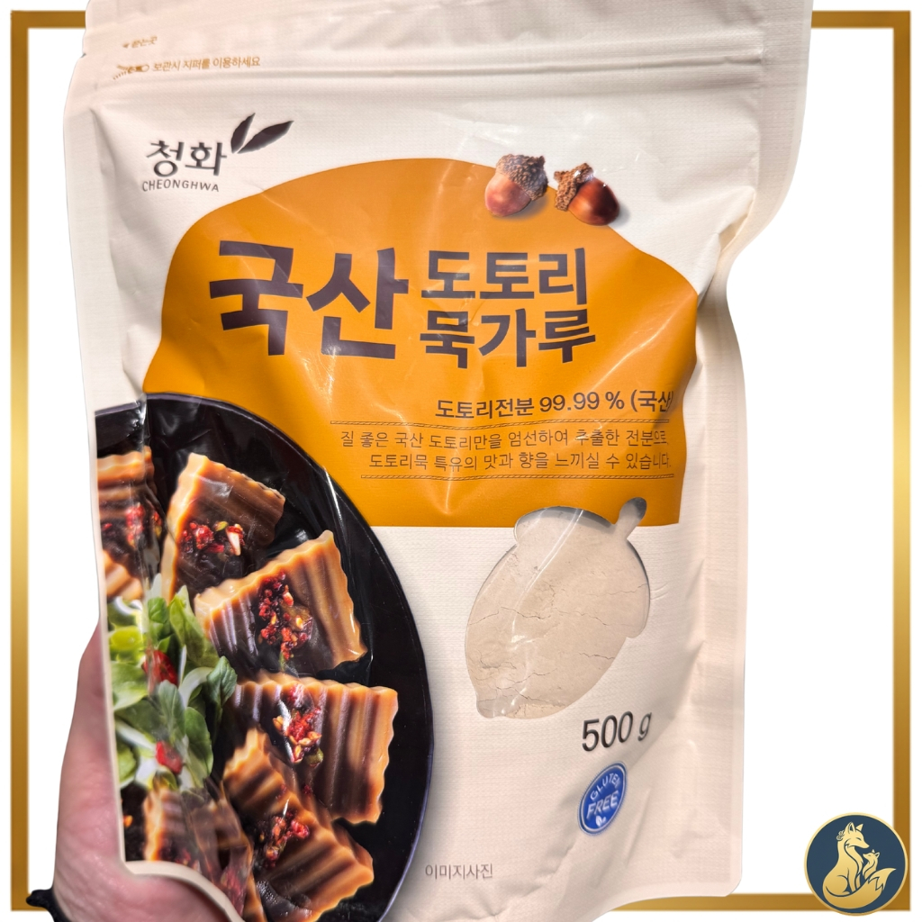 Cheonghwa Nongsan Hàn Quốc Acorn Jelly Powder 500g Tinh bột Acorn Dotori Muk Powder Thành phần truyề
