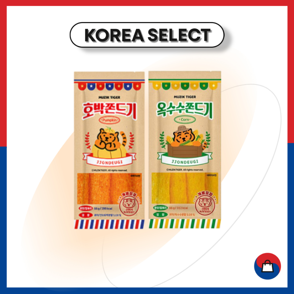 [Emart No Brand] Snack nhai truyền thống Hàn Quốc (Jjondeugi) Vị ngô & bí ngô 88g