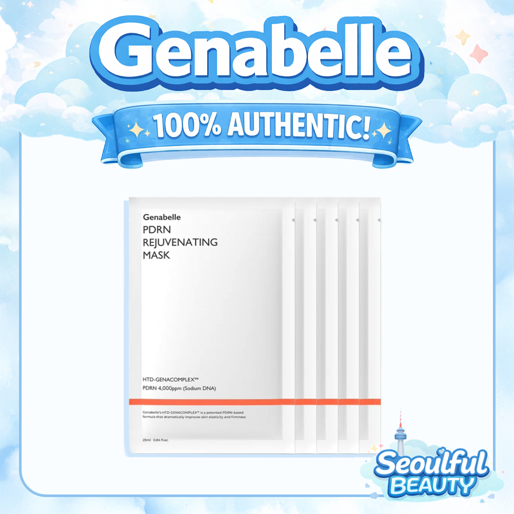 [Genabelle] Gói mặt nạ trẻ hóa PDRN | Mặt nạ tấm 5 tờ (Không hộp)