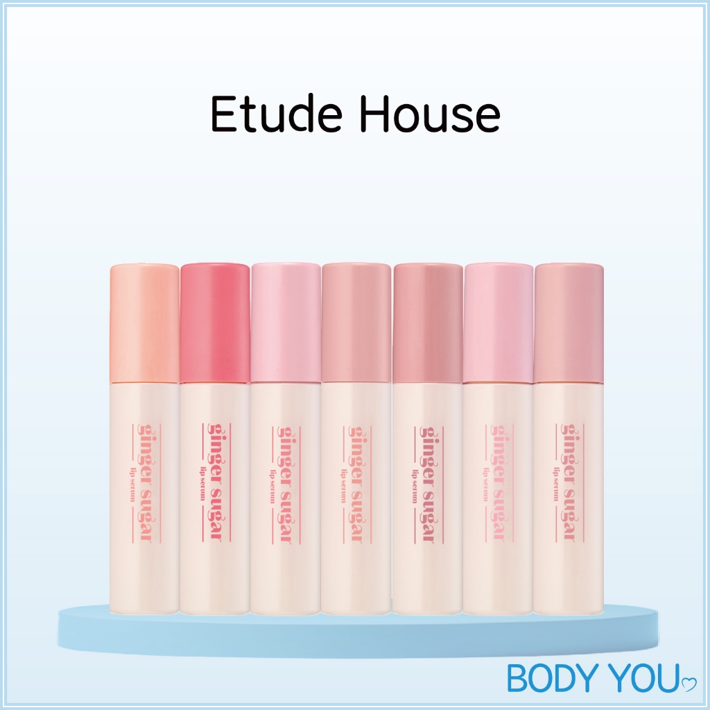 [Etude House] Serum dưỡng môi đường gừng 13g (7 màu) | Bóng cao cấp | Son Tanghulu [100% Authentic K
