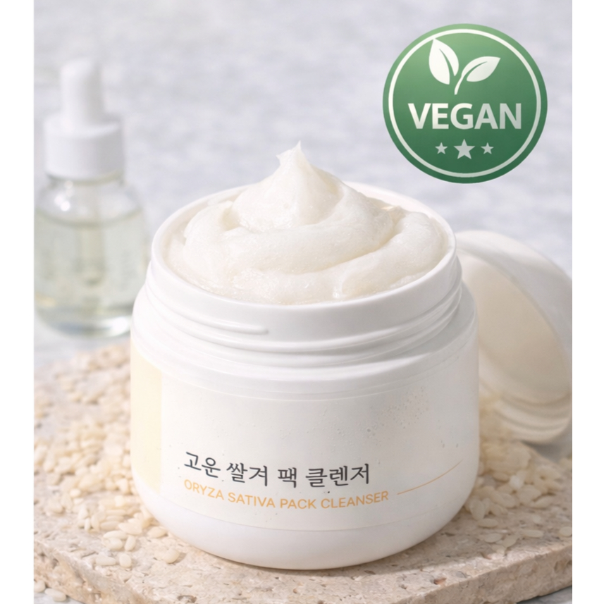 [DAISO TỪ HÀN QUỐC] Sữa rửa mặt Chaebi Space "Oryza Sativa Pack"