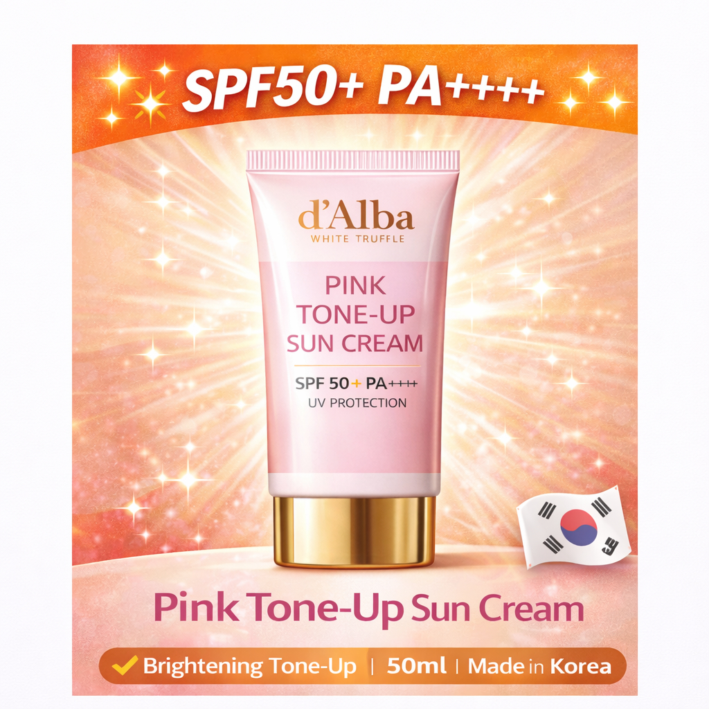 [Khuyến mãi tháng 3] Kem chống nắng d 'Alba Pink Tone-Up SPF50 + 50ml | Kem chống nắng Tone Up | Kem