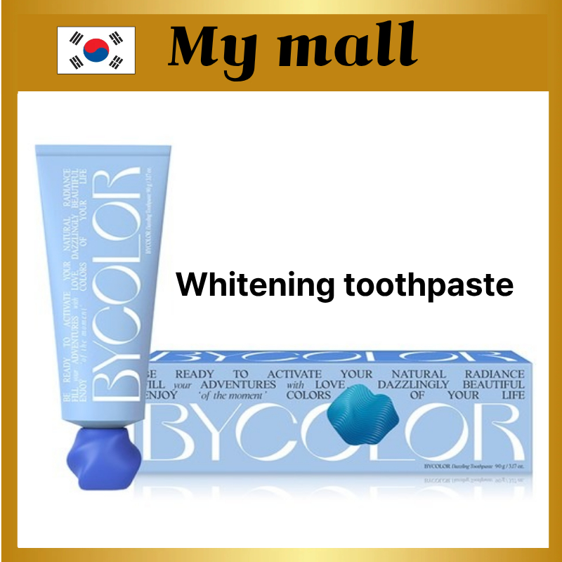 Kem đánh răng làm trắng da BYCOLOR Dazzling 90g Smile Bright Care Sản phẩm Hàn Quốc Vận chuyển nhanh