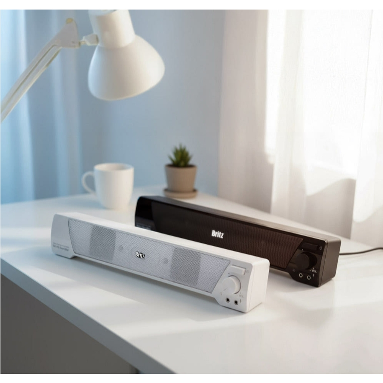 [Briz] Loa PC chơi game Để bàn Loa Soundbar 2 màu