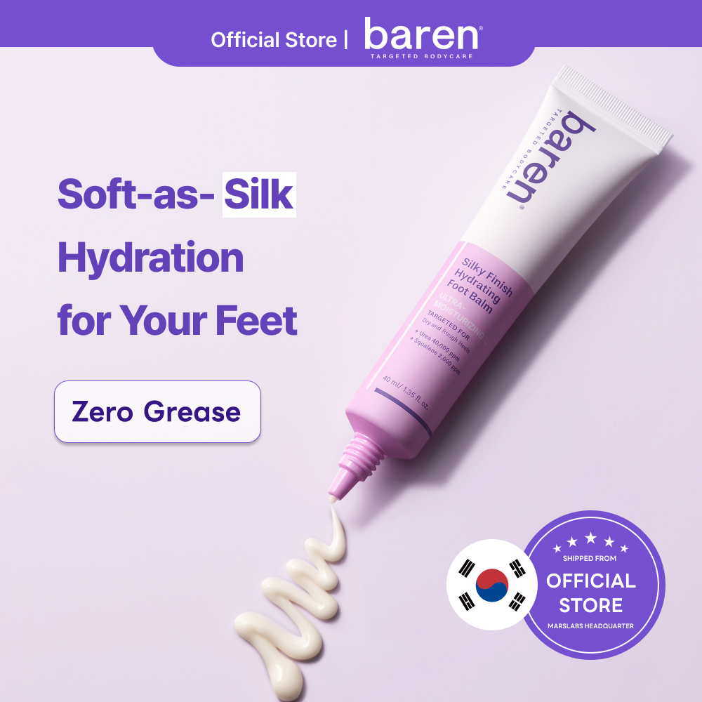 [X] BAREN Silky Finish Hydrating Foot Balm
