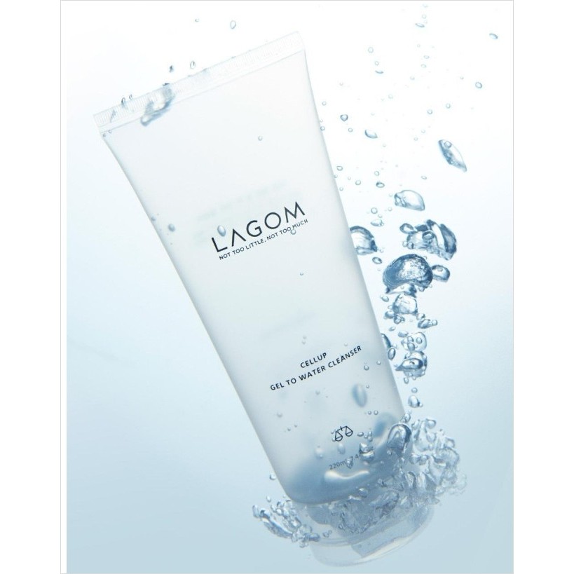 [Sữa rửa mặt dưỡng ẩm buổi sáng] Sữa rửa mặt Lagom Celeb Gel-to-Water 170ml
