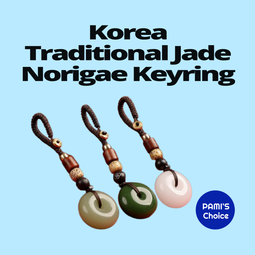 Móc khóa ngọc bích truyền thống Hàn Quốc Norigae 3ae 1 bộ